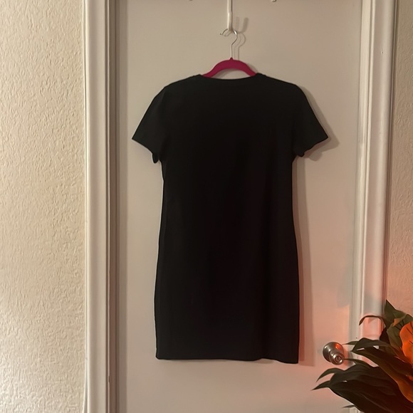 Calvin Klein size M black cotton/spandex casual dress. - Picture 2 of 2